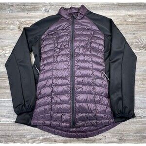 32 Degrees Women's Down Puffer Jacket Coat Size XL Purple/Black Warm Outdoor